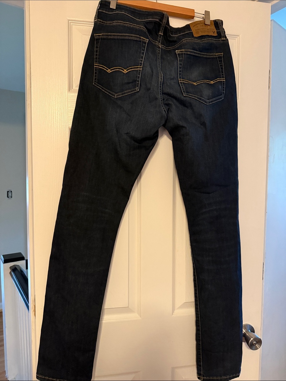 American Eagle Outfitters Men's Indigo Slim Straight Jeans